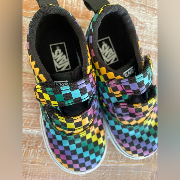 Vans Other - Colorful toddler Vans Vercro